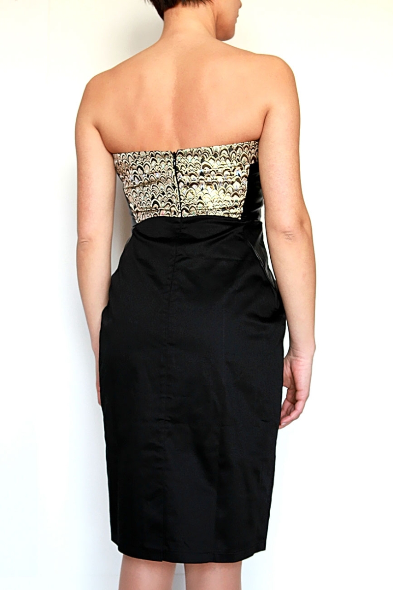 Vero Moda Goldan corsage dress