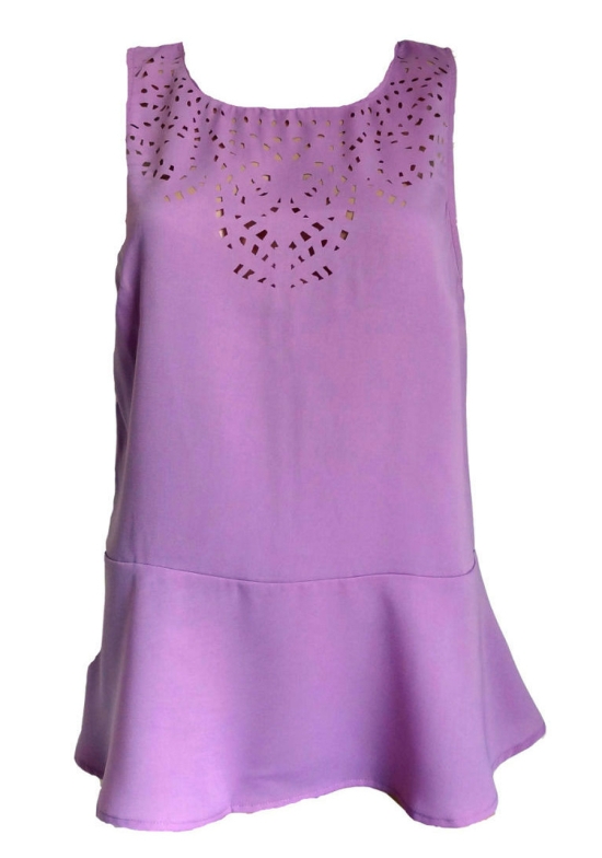 Vero Moda Chips peplum top