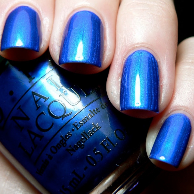 Opi nail polish blue